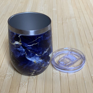 Термокружка Синий мрамор 340 мл. Photo 2